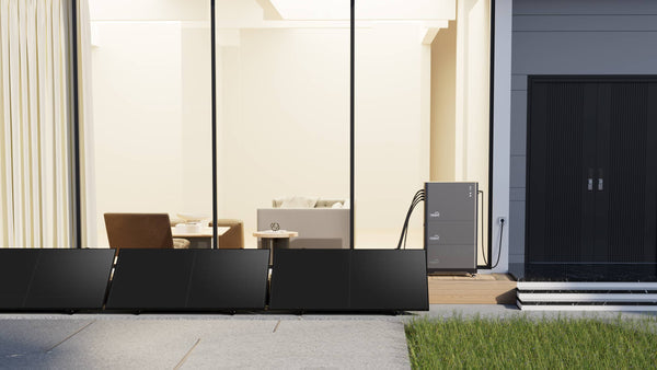 Balkonkraftwerk mit Speicher