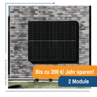 Stecker-Kraftwerk Duo für Fassade XL mit 1000Wp+