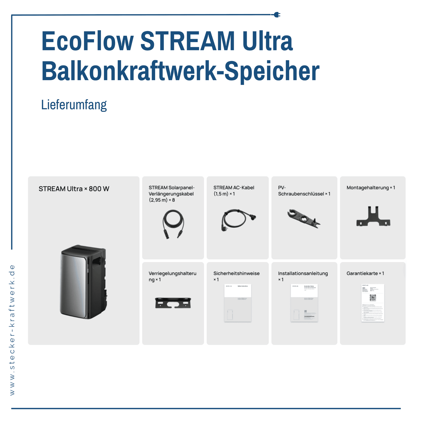 EcoFlow STREAM Ultra Batteriespeicher