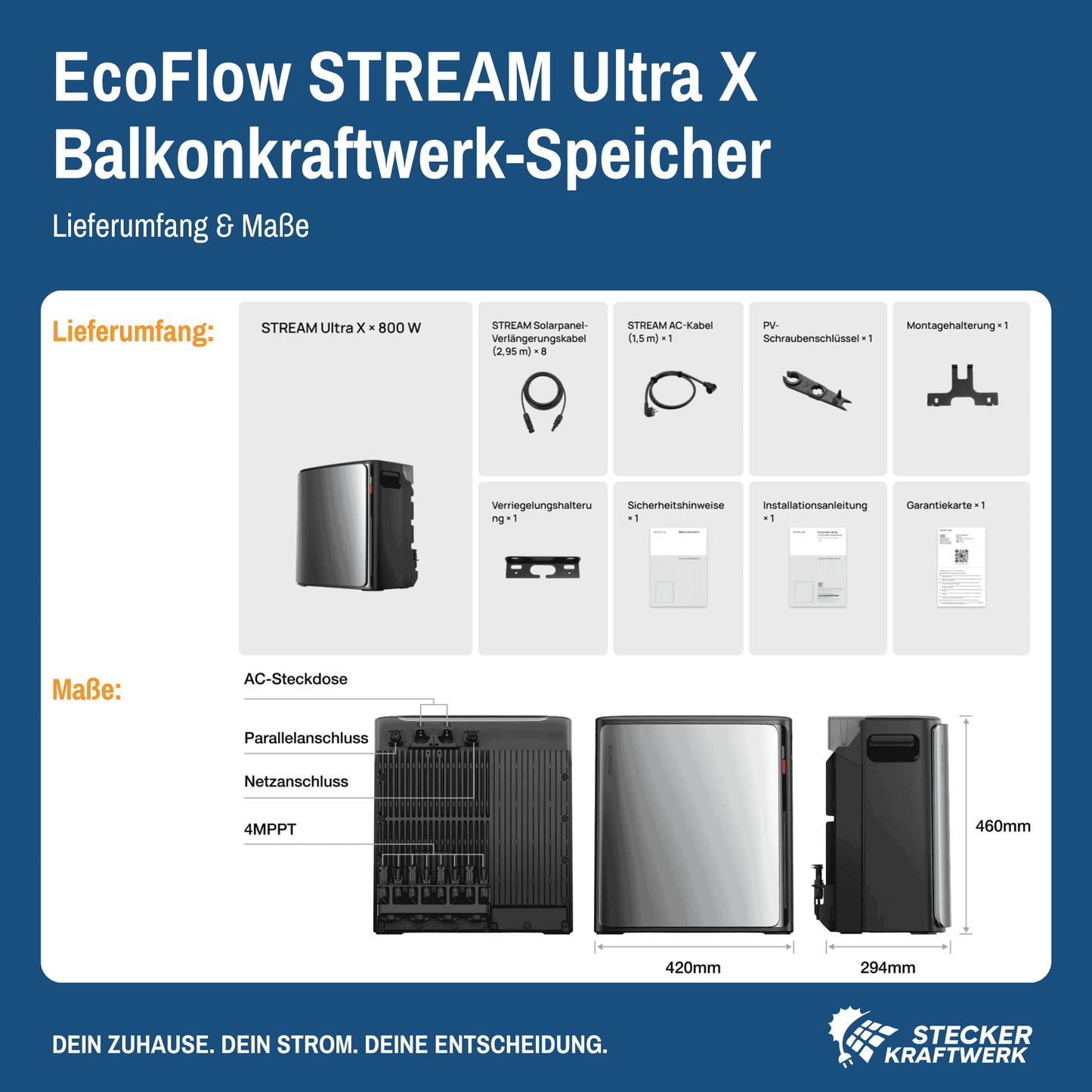 Ecoflow STREAM Ultra X Batteriespeicher