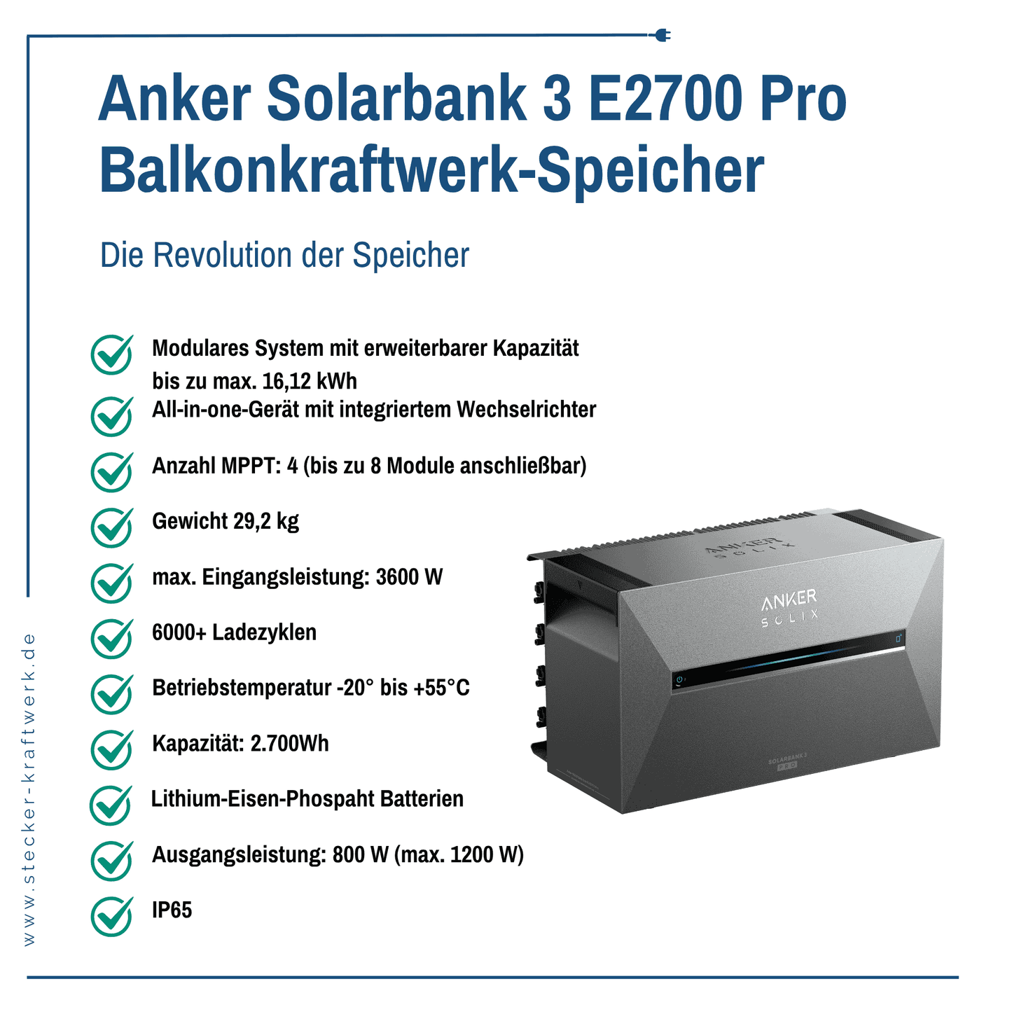 Anker Solarbank 3 E2700 Pro