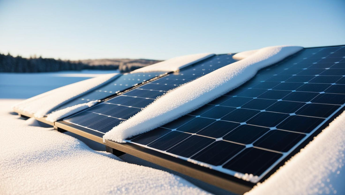 PV-Anlage im Winter