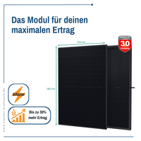 Stecker-Kraftwerk Single für Schrägdach XL mit 500Wp+