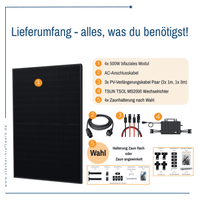 Stecker-Kraftwerk Quattro für Zaun XL mit 2000Wp+