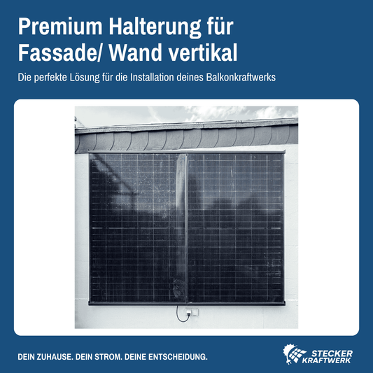 Halterung Fassade/ Wand vertikal