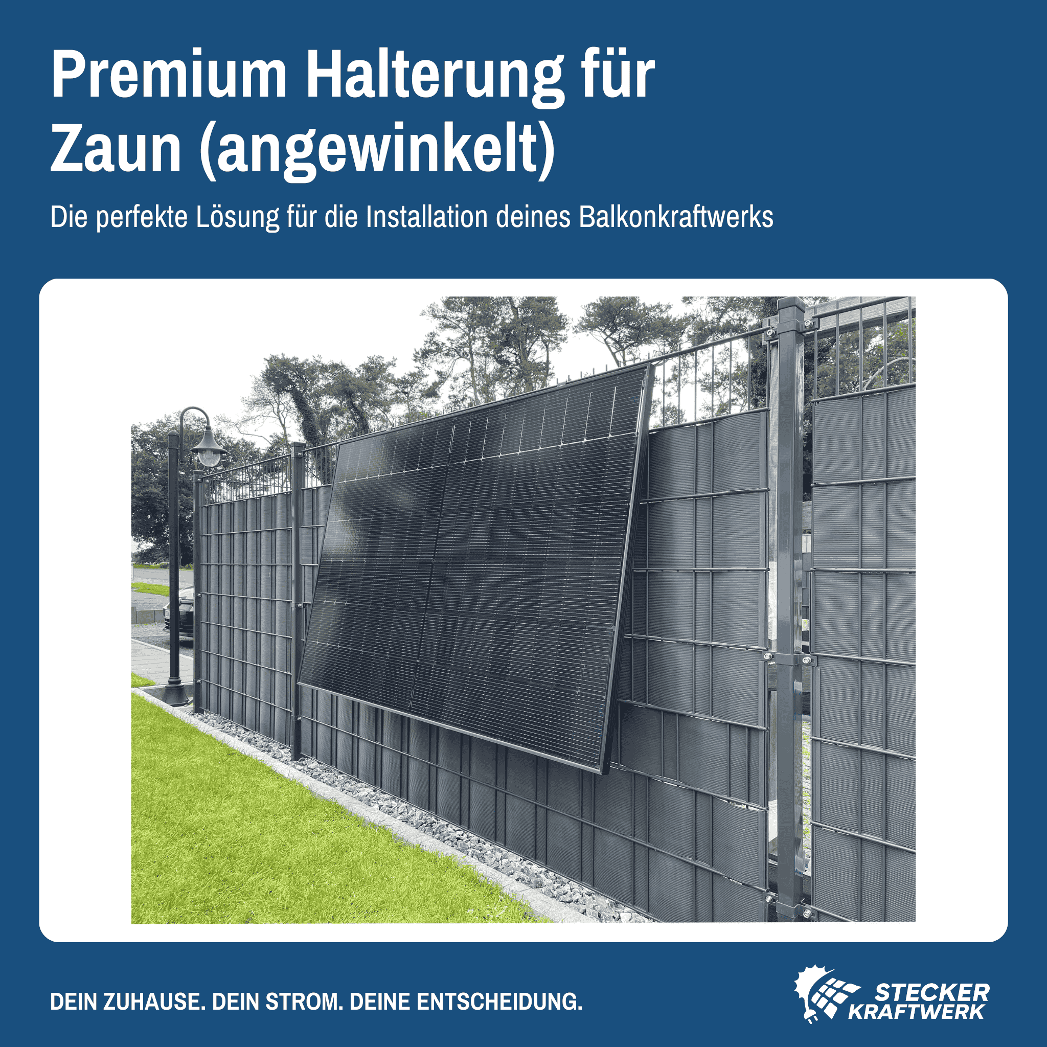 Video laden: Montagevideo Fassade mit WandPV Halterung von Wattstone