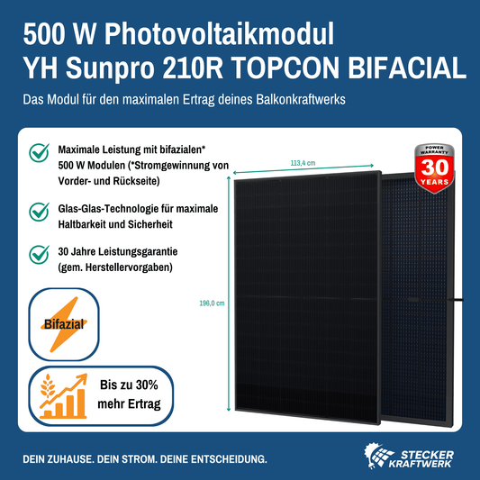 500Wp Photovoltaikmodul