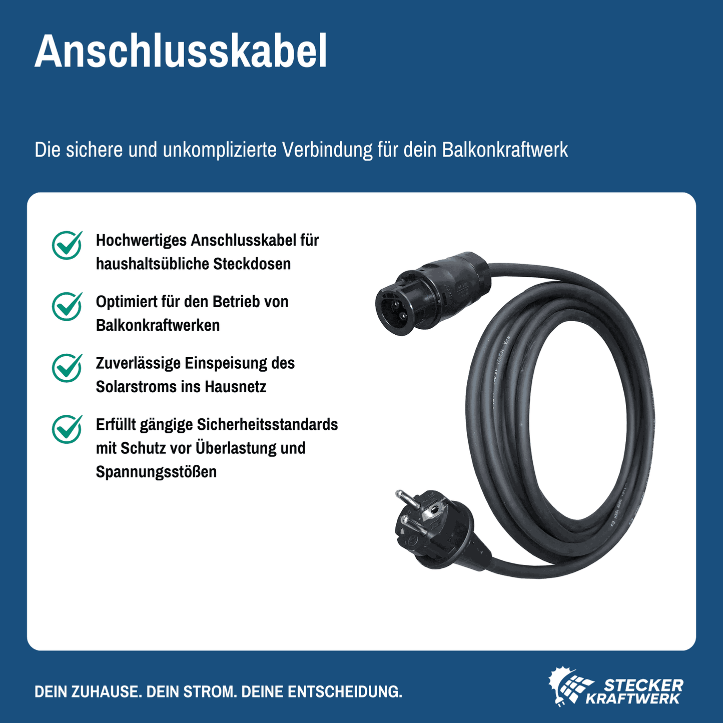Stecker-Kraftwerk Quattro für Garten mit 1780Wp+