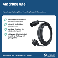 Stecker-Kraftwerk Quattro für Garten mit 1780Wp+