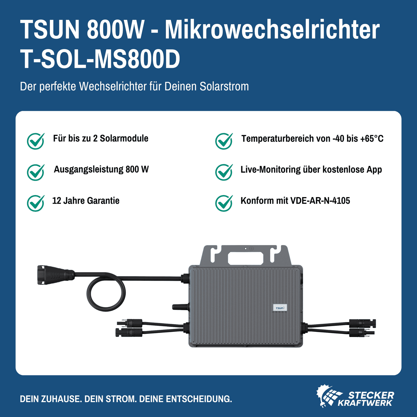 Stecker-Kraftwerk 6er Set Flexible Module mit 1200Wp+