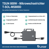Stecker-Kraftwerk 6er Set Flexible Module mit 1200Wp+