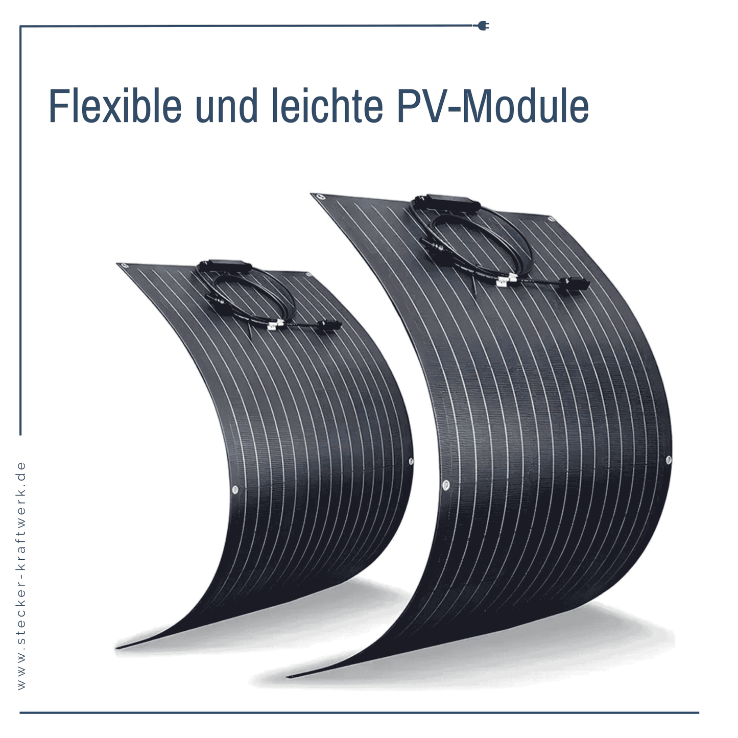 Stecker-Kraftwerk Flexible Module mit ANKER Solarbank 3 E2700 Pro Batteriespeicher ab